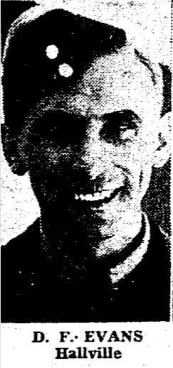 Warrant Officer Class 2 David Finlay Evans RCAF