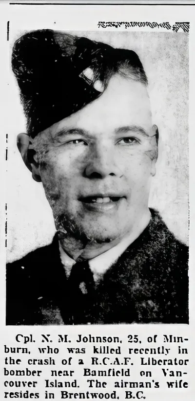 Corporal Norman Marshall Johnson RCAF
