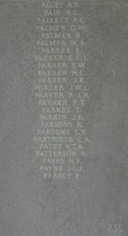 Sergeant Ernest Parker RAFVR